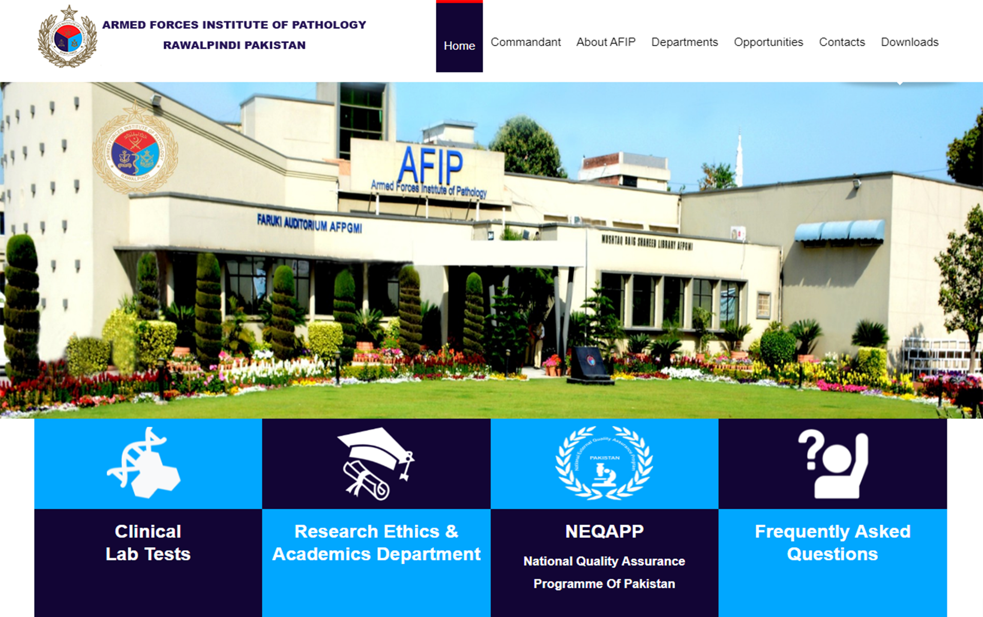 Armed Forces Institute of Pathology Website